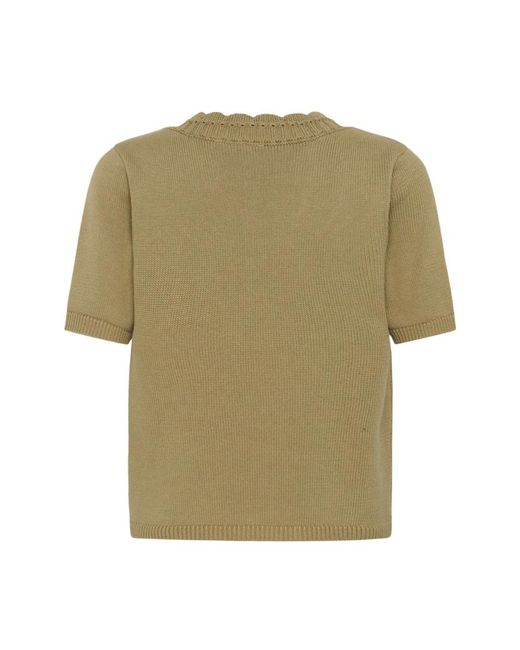 Kaffe V-Neck Truien in het Green