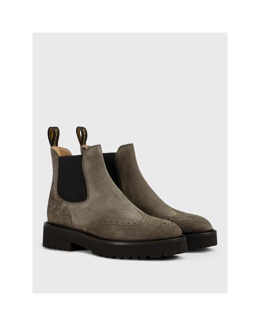 Doucal's Brown Chelsea Boots