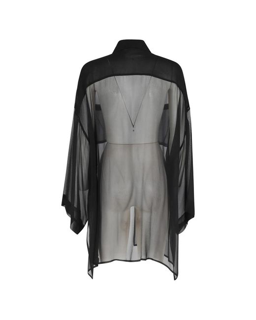 Erika Cavallini Semi Couture Black Shirts