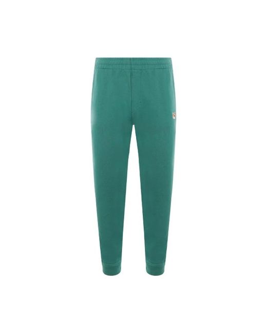 Maison Kitsuné Green Sweatpants for men