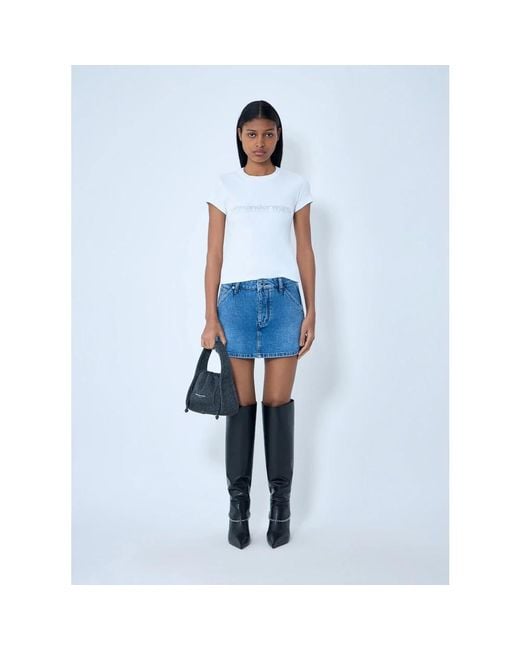 Alexander Wang Blue T-Shirts