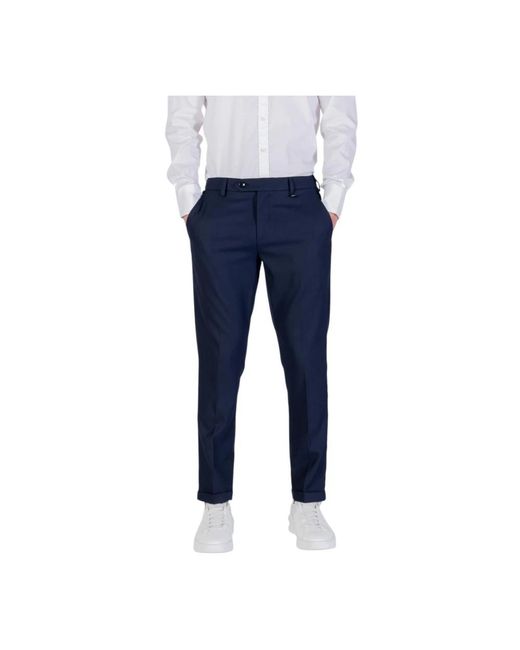 Antony Morato Blue Slim-Fit Trousers for men