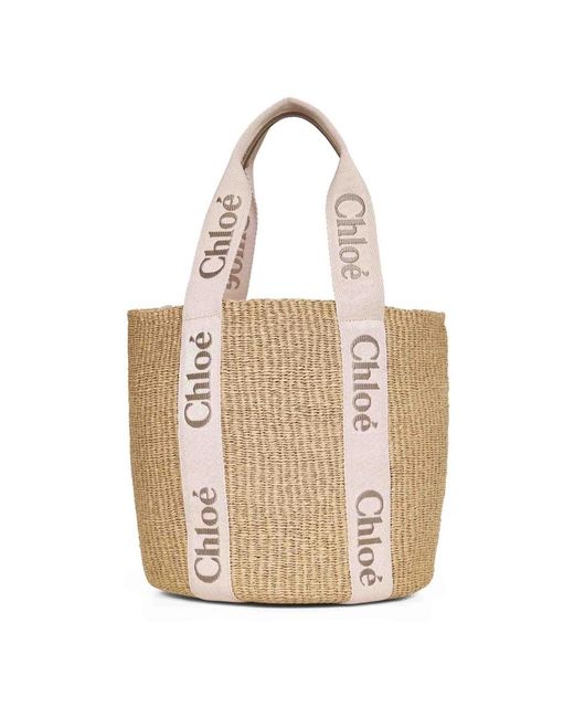 Chloé Natural Großer Korb