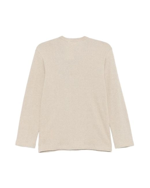 Comme des Garçons Natural Long Sleeve T-Shirts