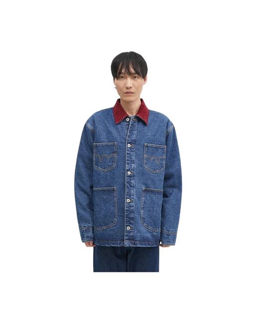 ICECREAM Denim Chore Jacket in het Blue voor heren