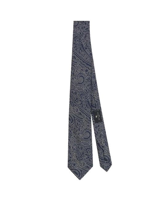 Etro Gray Ties for men