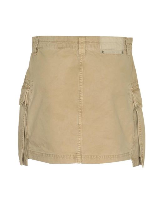 Golden Goose Deluxe Brand Natural Short Skirts