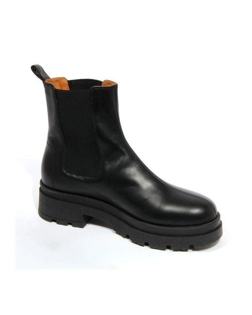Trussardi Black Chelsea Boots
