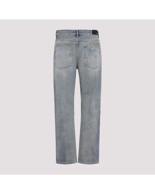 Amiri Blue Suede Straight Mx1 Jeans for men