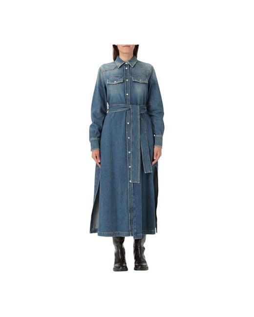Shirt Dresses Golden Goose Deluxe Brand en coloris Blue