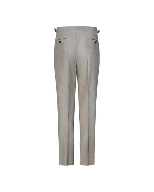 Franzese Collection Gray Suit Trousers for men