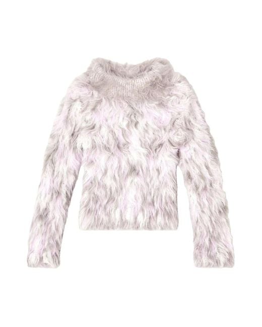 DIESEL Natural Round-Neck Knitwear