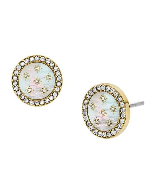 Earrings di Fossil in Metallic