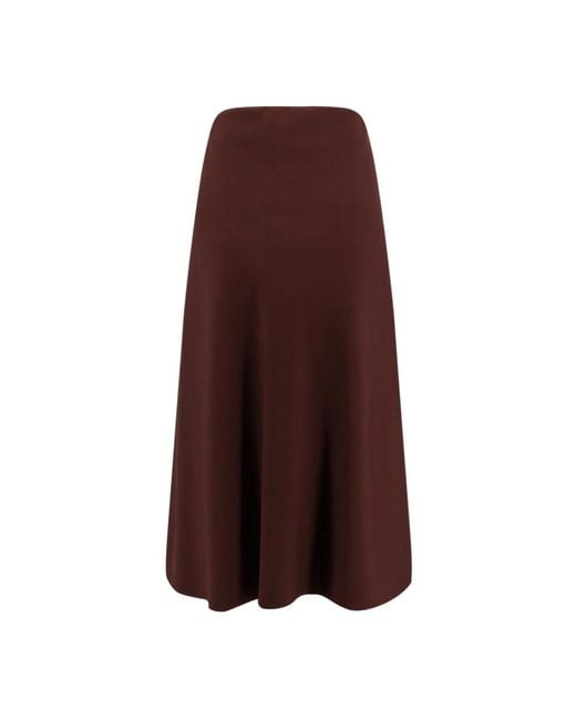 Midi Skirts Brunello Cucinelli de color Brown