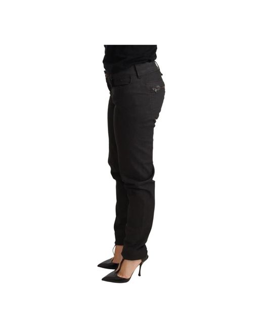 Ermanno Scervino Black Skinny Fit Jeans