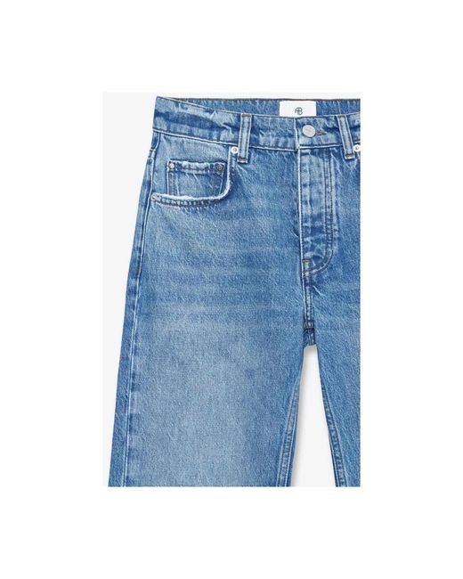 Anine Bing Blue Straight Jeans