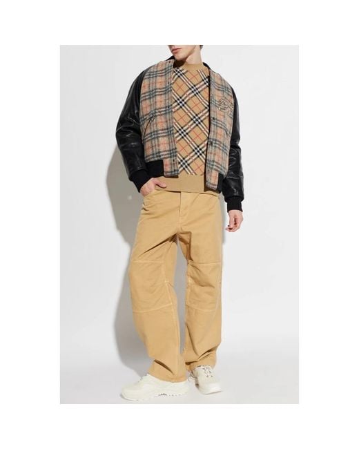 Burberry Sweater Gregory in het Brown voor heren