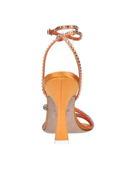 3Juin Orange High Heel Sandals