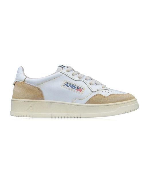 Autry Lace-up leder sneaker in Blue für Herren