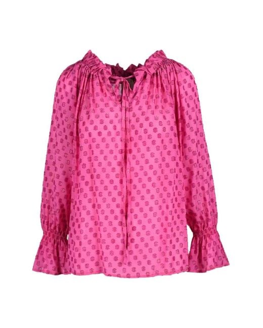 L'Autre Chose Pink Blouses