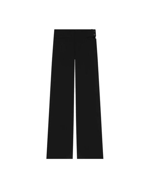 Courreges Black Wide Trousers