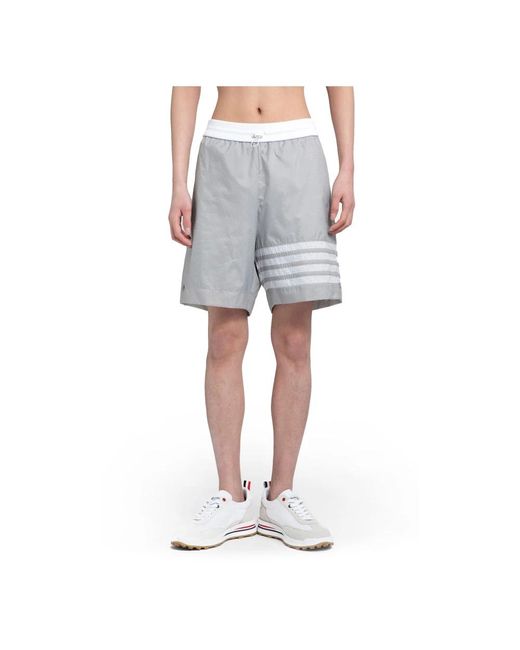 Shorts > casual shorts Thom Browne pour homme en coloris Gray