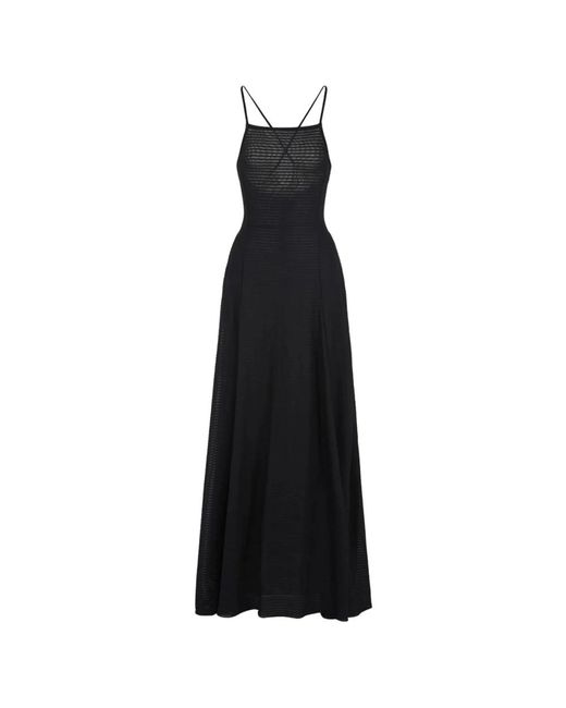 Maxi dresses Emporio Armani de color Black