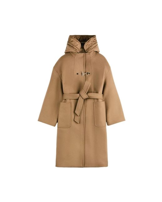 Fay Natural Belted Coats