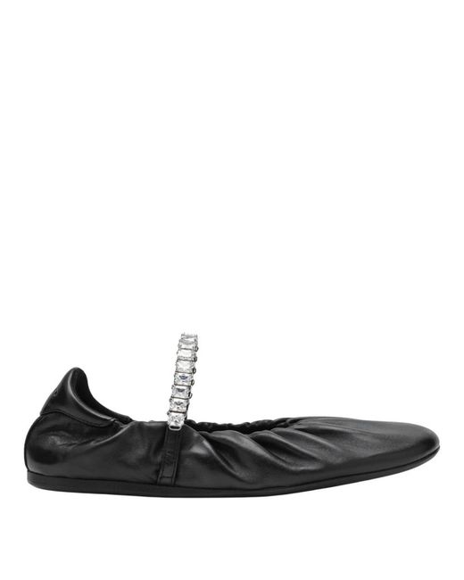 Jimmy Choo Black Ballerina Shoes