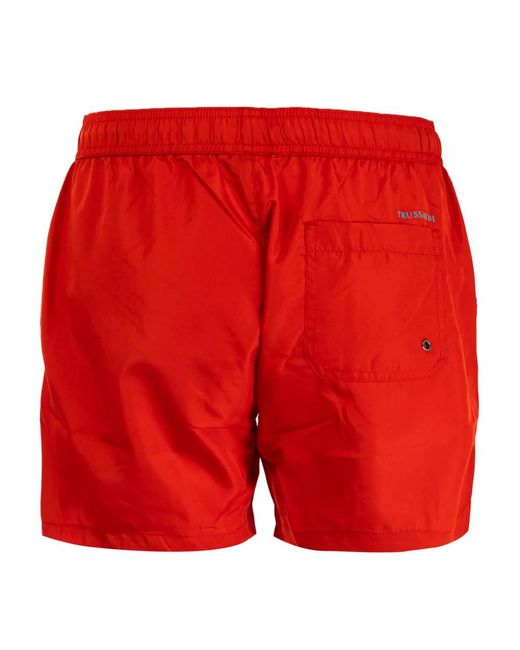 Trussardi Moderne Strand Boxershorts in het Red voor heren
