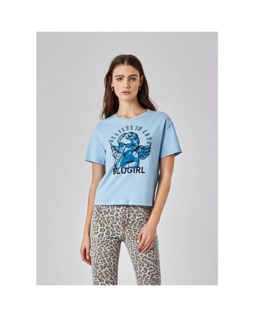 Blugirl Blumarine Blue T-Shirts