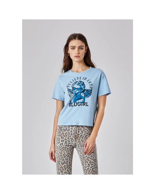 Blugirl Blumarine Blue T-Shirts