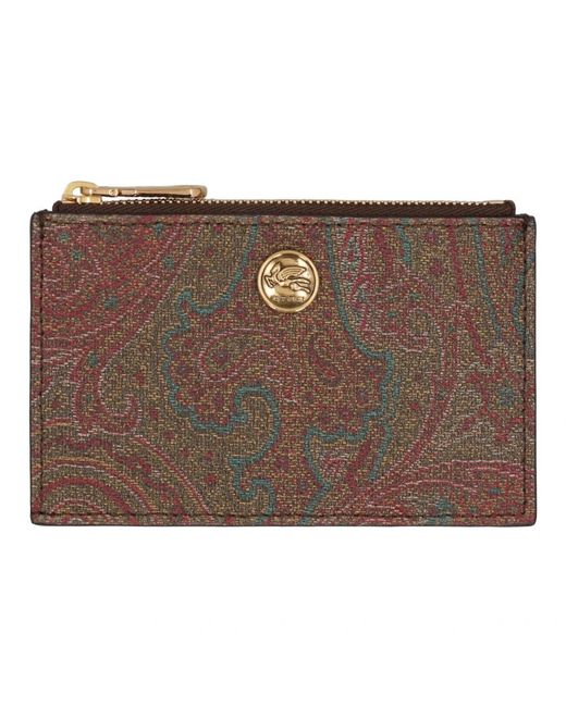 Etro Brown Wallets & Cardholders