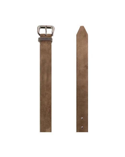 Belts di Brunello Cucinelli in Brown da Uomo