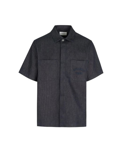 Givenchy Black Short Sleeve Shirts for men