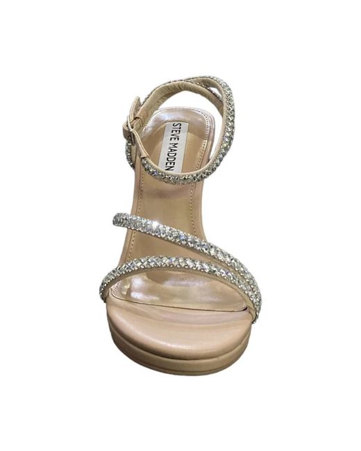Steve Madden Metallic High Heel Sandals