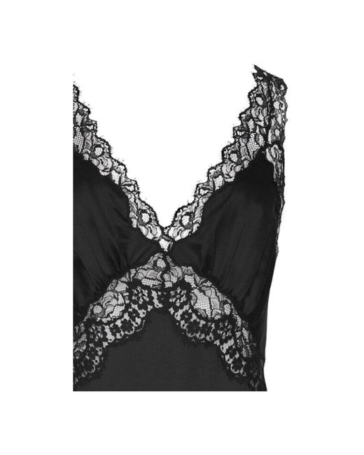 Saint Laurent Midi Dresses in het Black