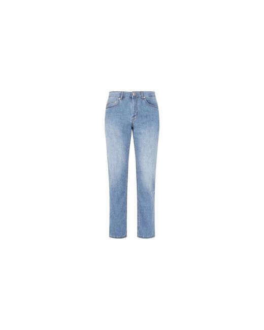 Harmont & Blaine Blue Straight Fit Jeans for men