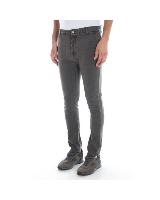Daniele Alessandrini Jeans Hose in Gray für Herren
