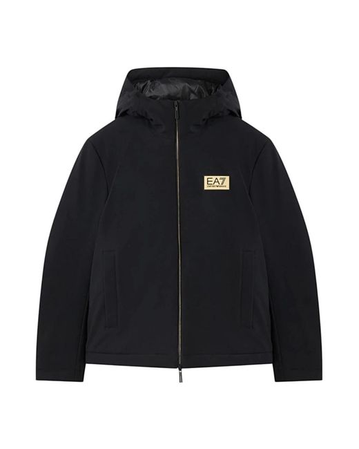 EA7 Black Light Jackets for men