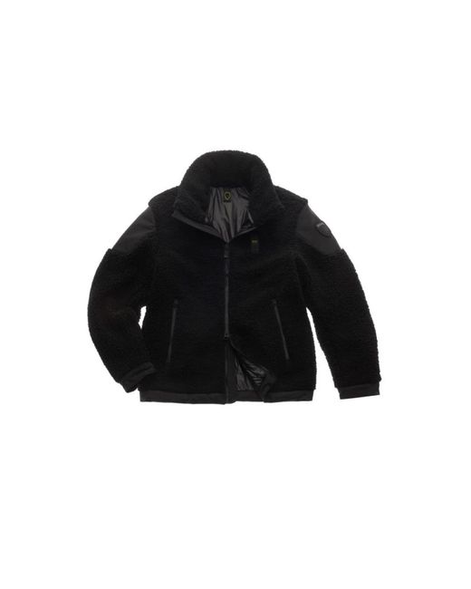Winter Jackets Blauer pour homme en coloris Black