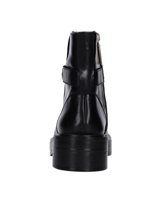 Emanuélle Vee Black Ankle Boots
