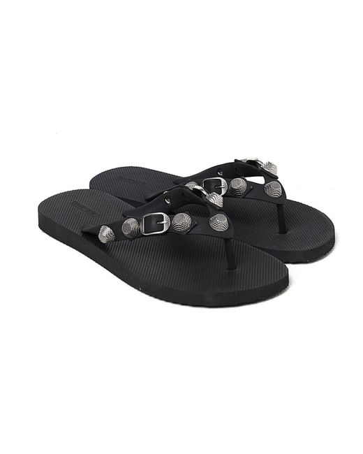 Balenciaga Blue Flip Flops