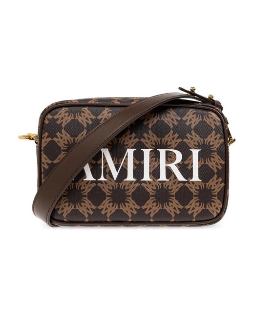 Borsa a tracolla con logo di Amiri in Brown da Uomo