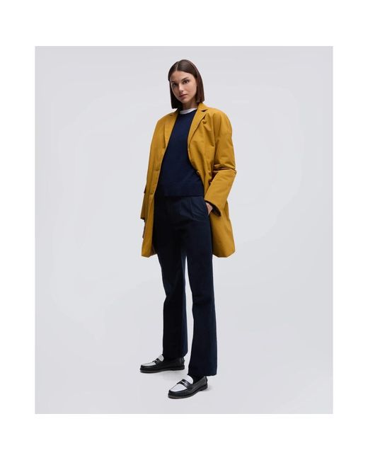 Aspesi Blue Straight Trousers