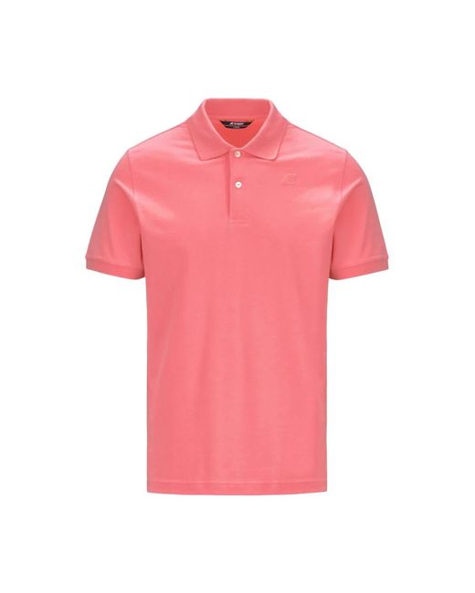 K-Way Pink Polo Shirts for men