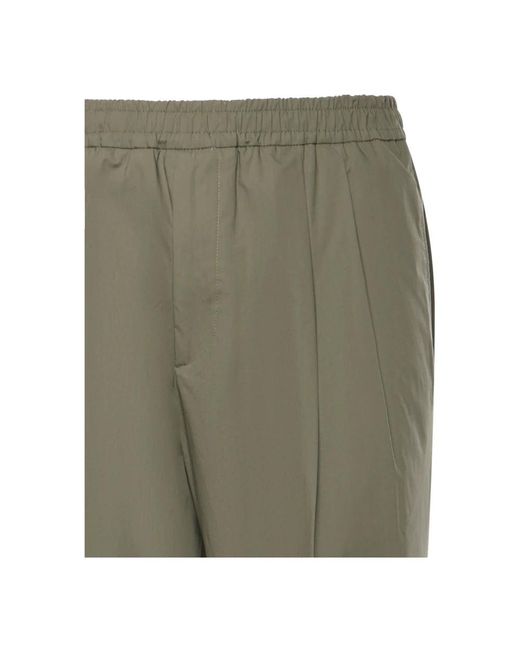 BE ABLE Green Straight Trousers for men