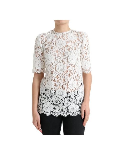 Dolce & Gabbana White Blouses