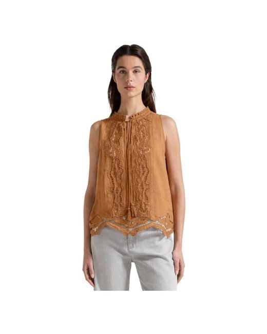Seventy Brown Blouses