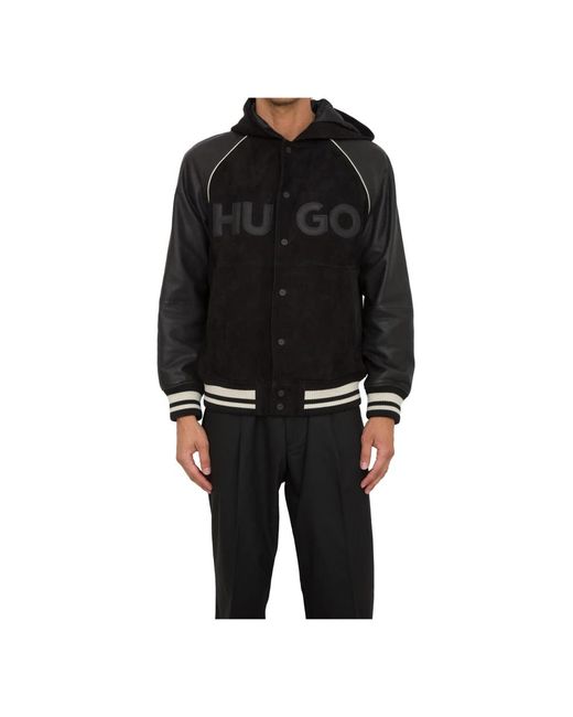 Bomber Jackets HUGO de hombre de color Black